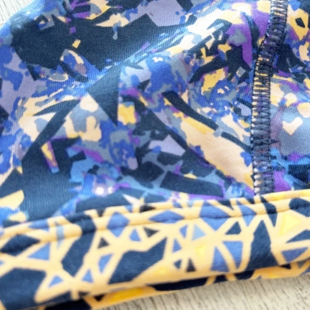 MAAJI Womens Multicolor Reversible Floral Geometric Print Strappy Bikini Top M - Picture 6 of 7